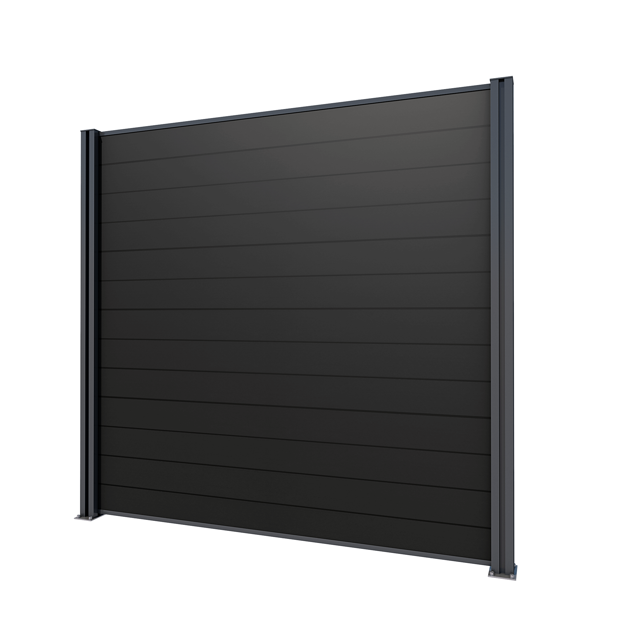 Sichtschutz Grundelement | 2 Pfosten + Füllung