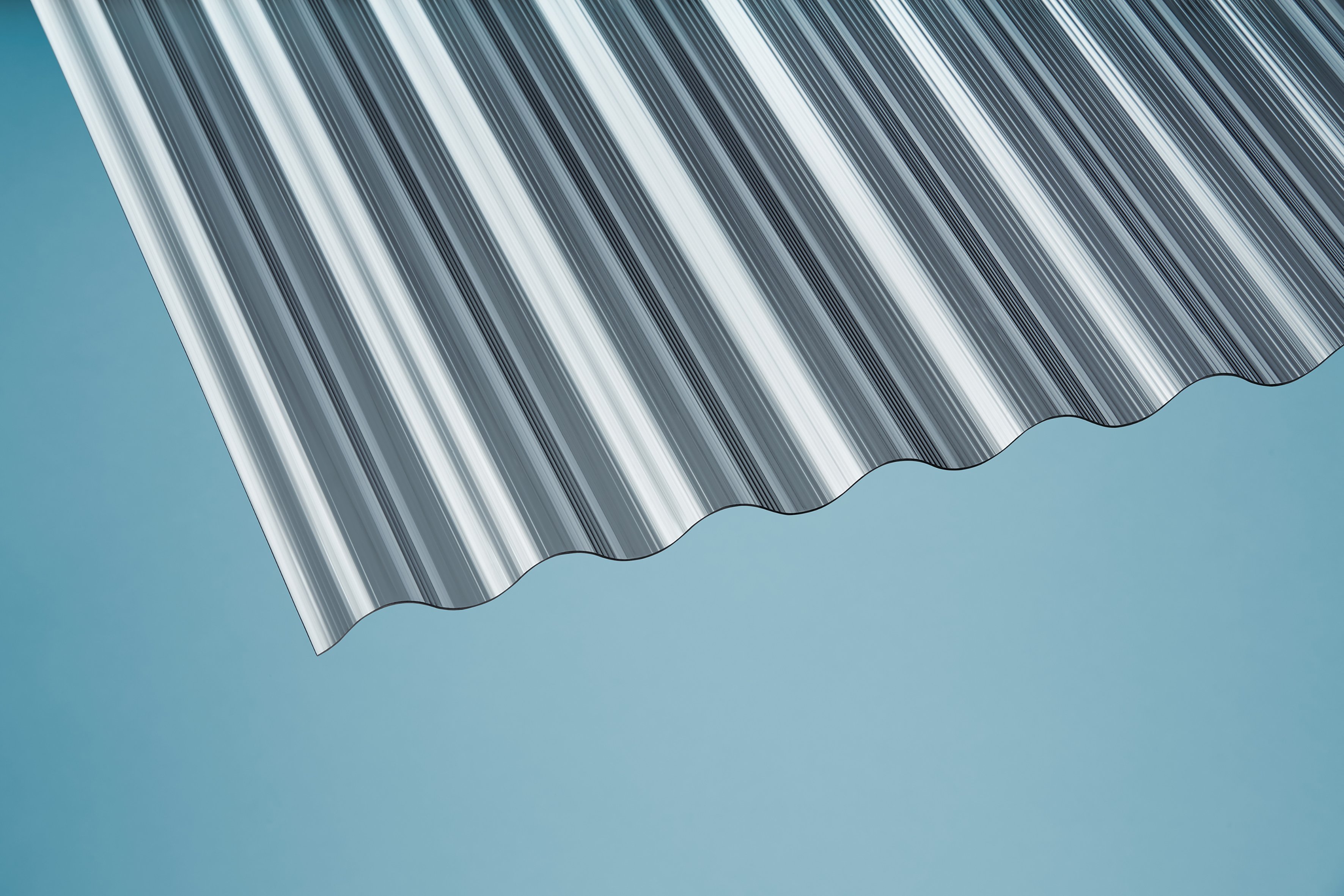 PC Profilplatten Sinus Gerillt anthrazit 1,4 mm