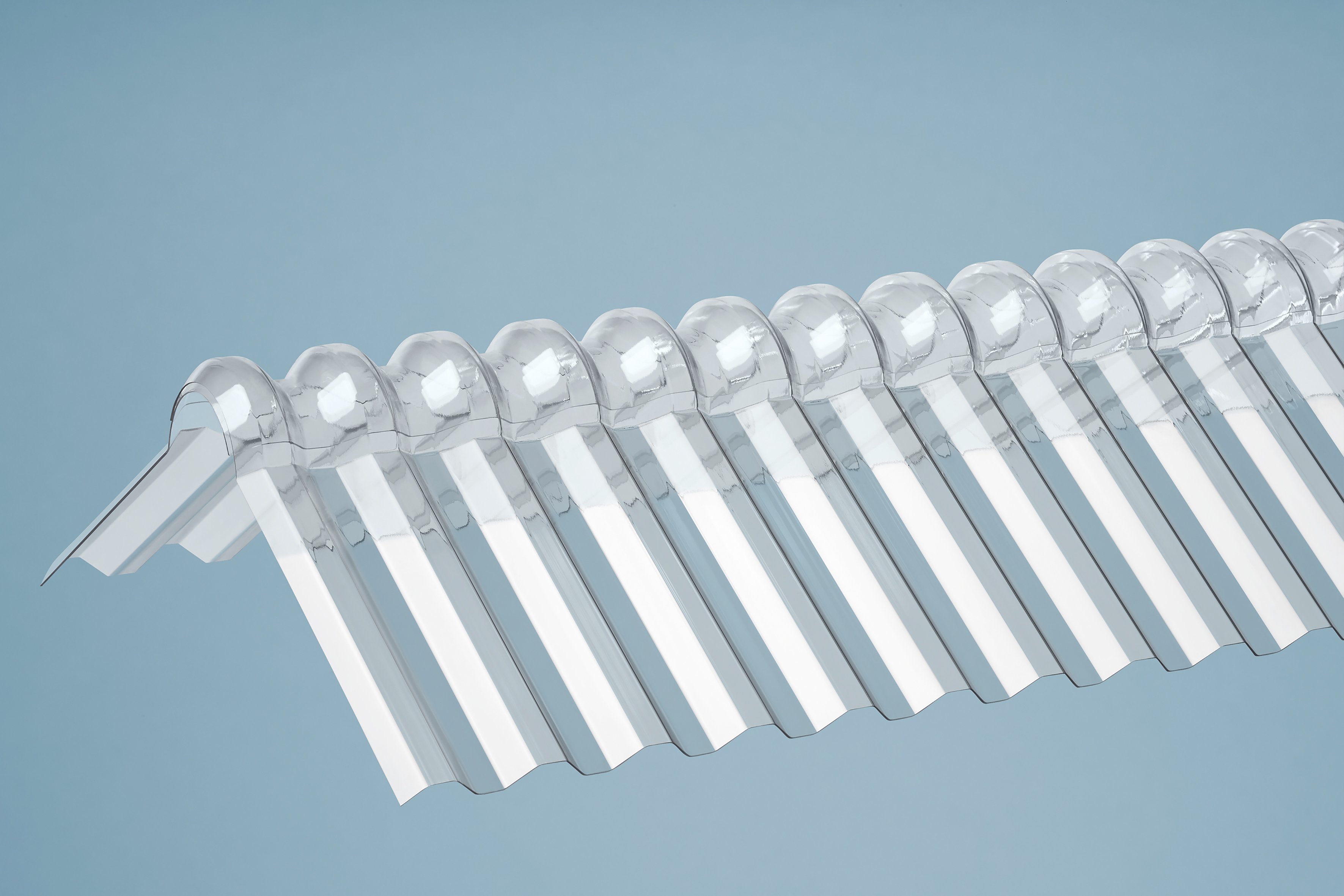 Acryl Wellfirsthaube Trapez