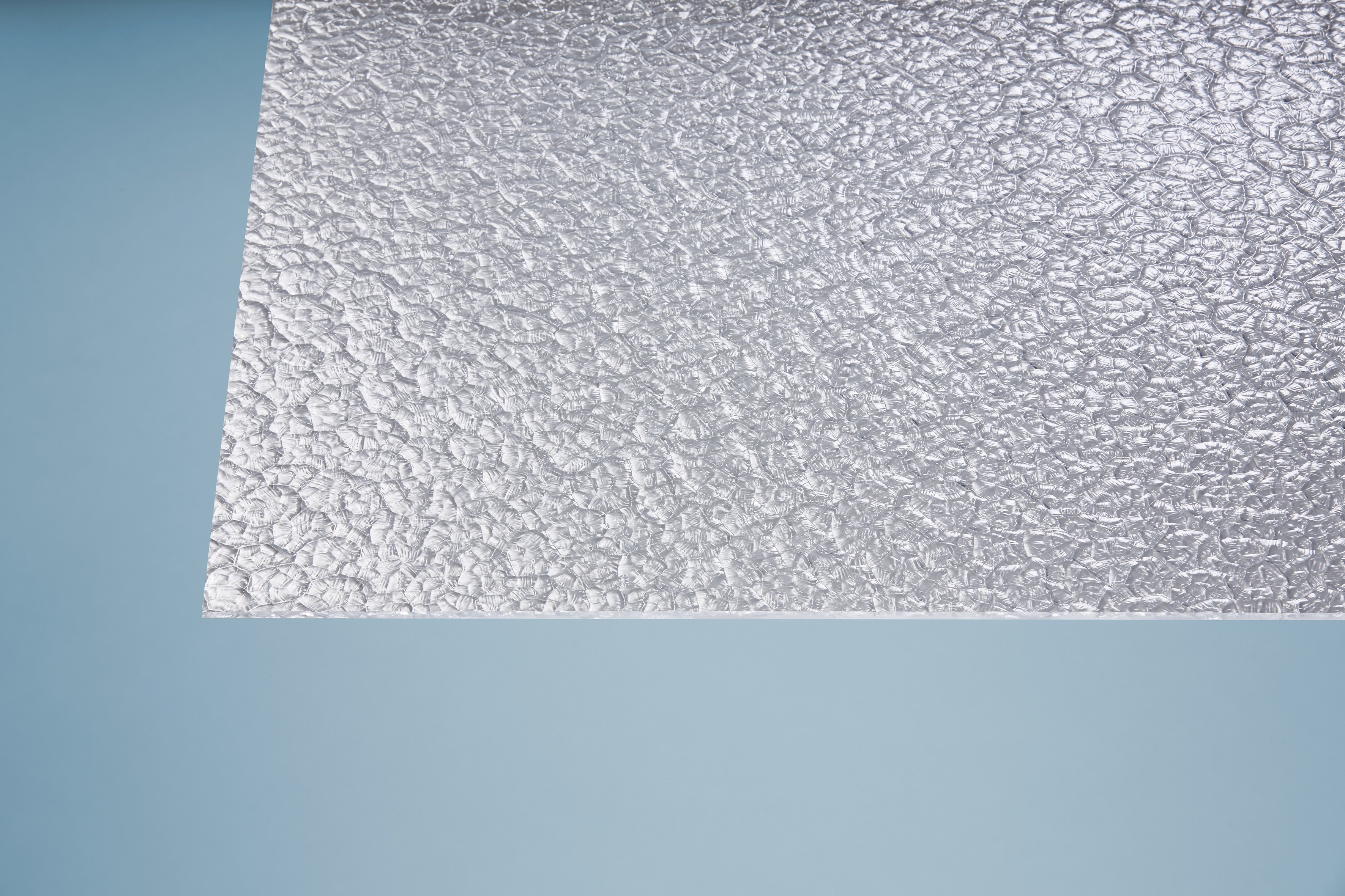 Türfüllung Wabe klar Polystyrolplatte