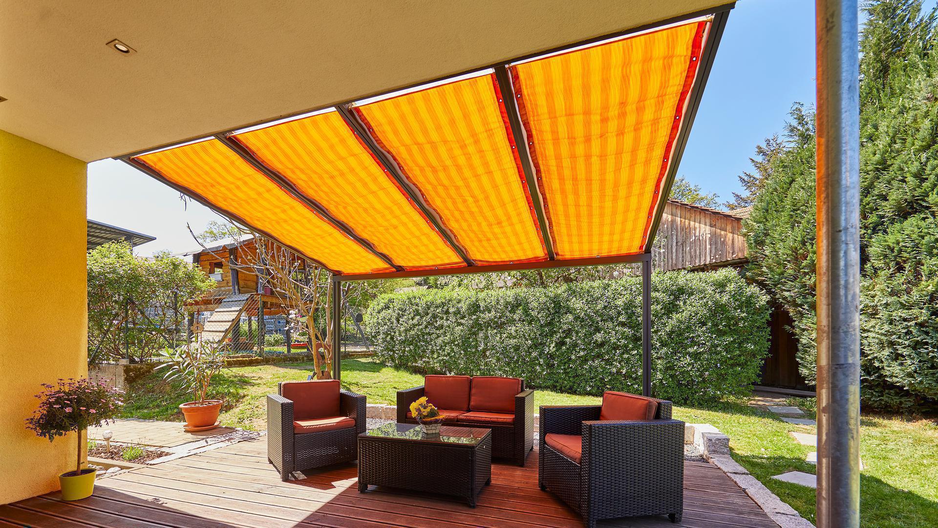 Gutta Seilspannmarkise - Sondermaß nach Vorgabe