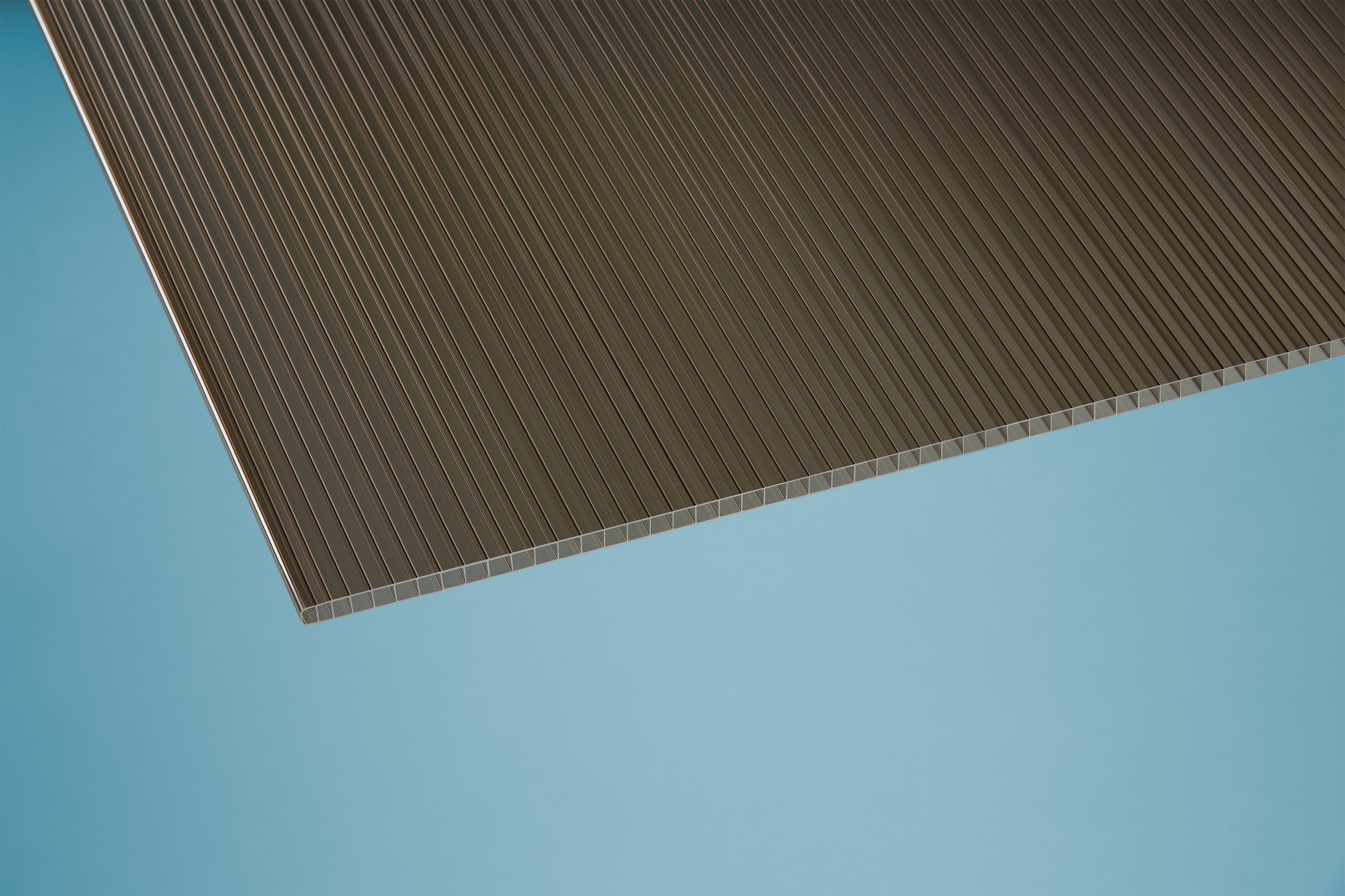 Polycarbonat Stegplatten bronce 10 mm