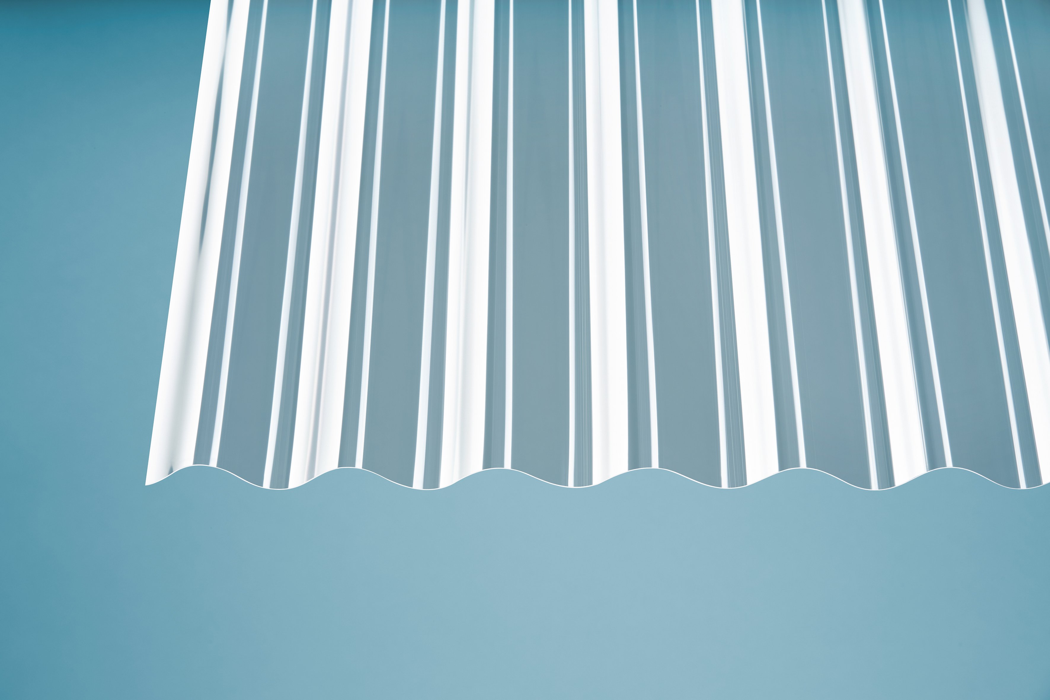 Polycarbonat Wellplatten Sinus 76/18 klar 1,3 mm