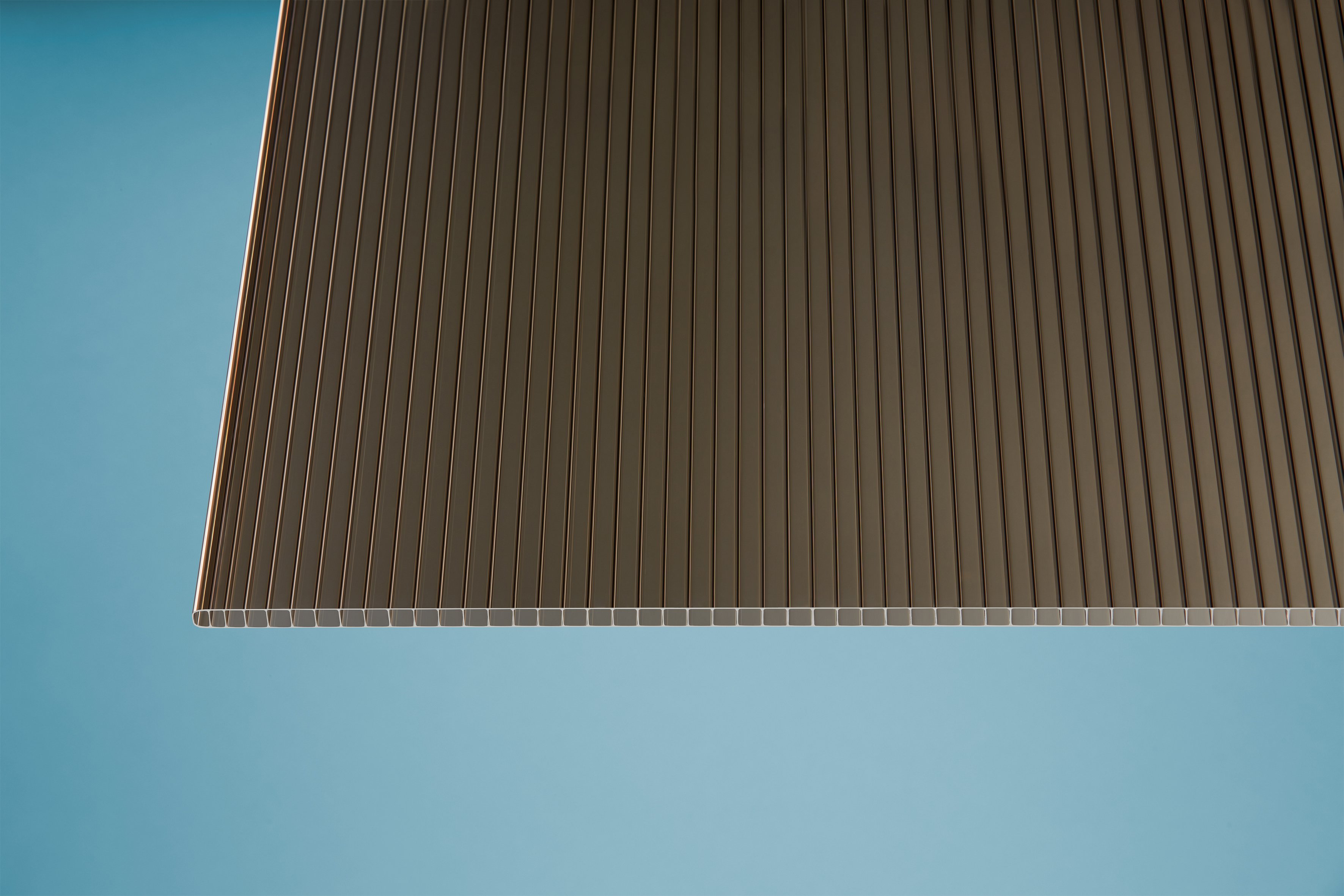 Polycarbonat Stegplatten bronce 10 mm