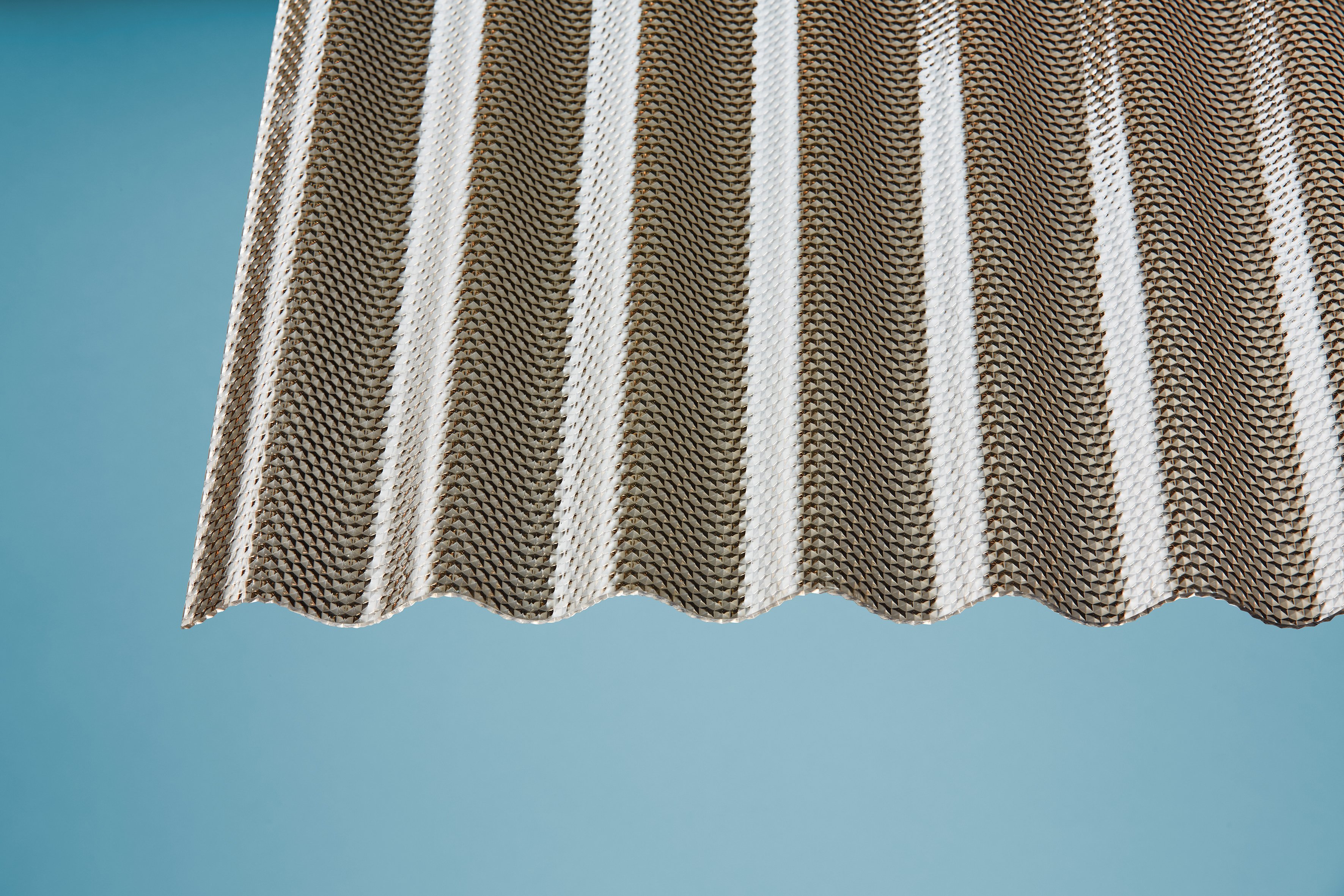 Polycarbonat Wellplatten Sinus 76/18 wabe bronce