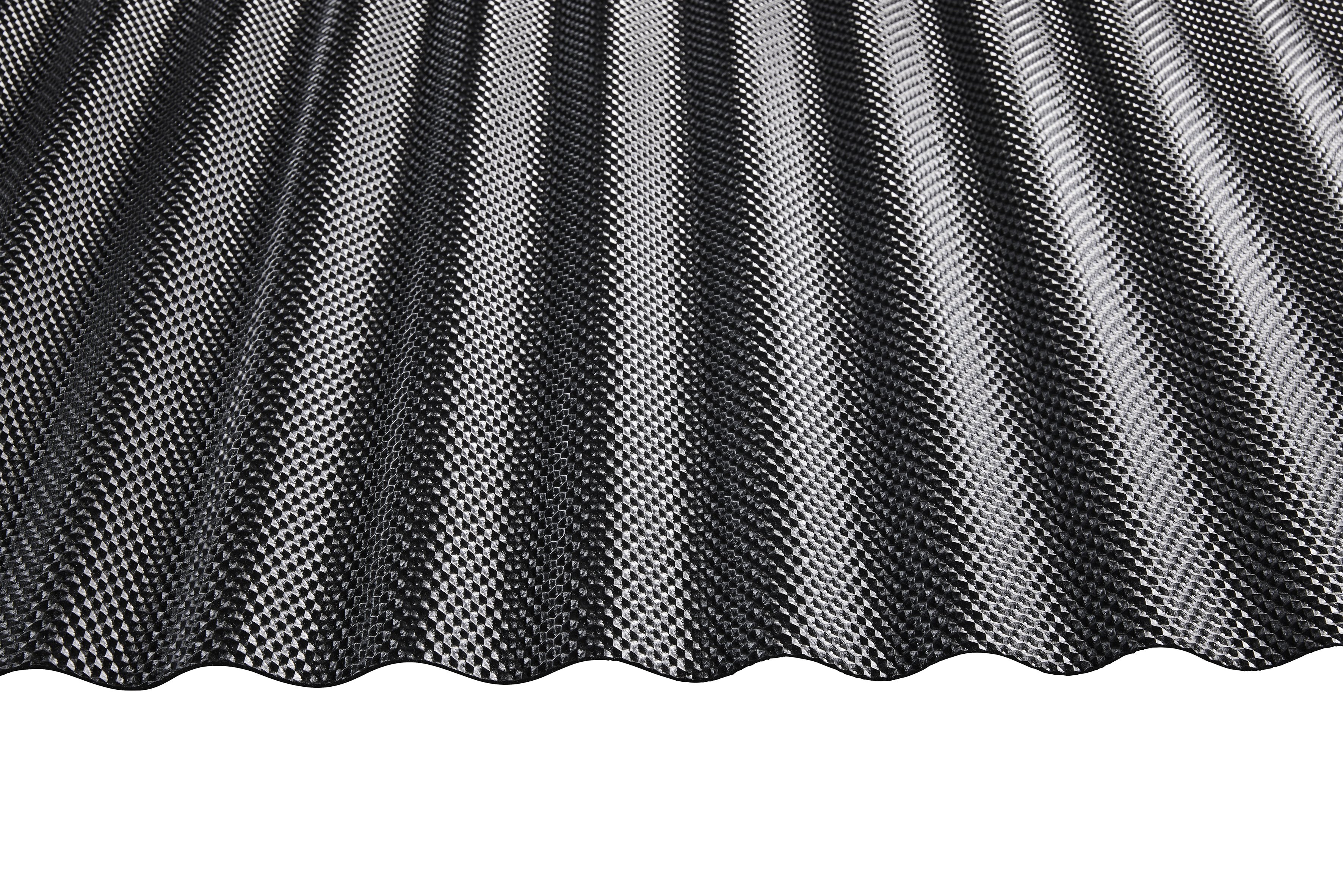 Guttanit Plus Wellplatten 2,5 mm schwarz