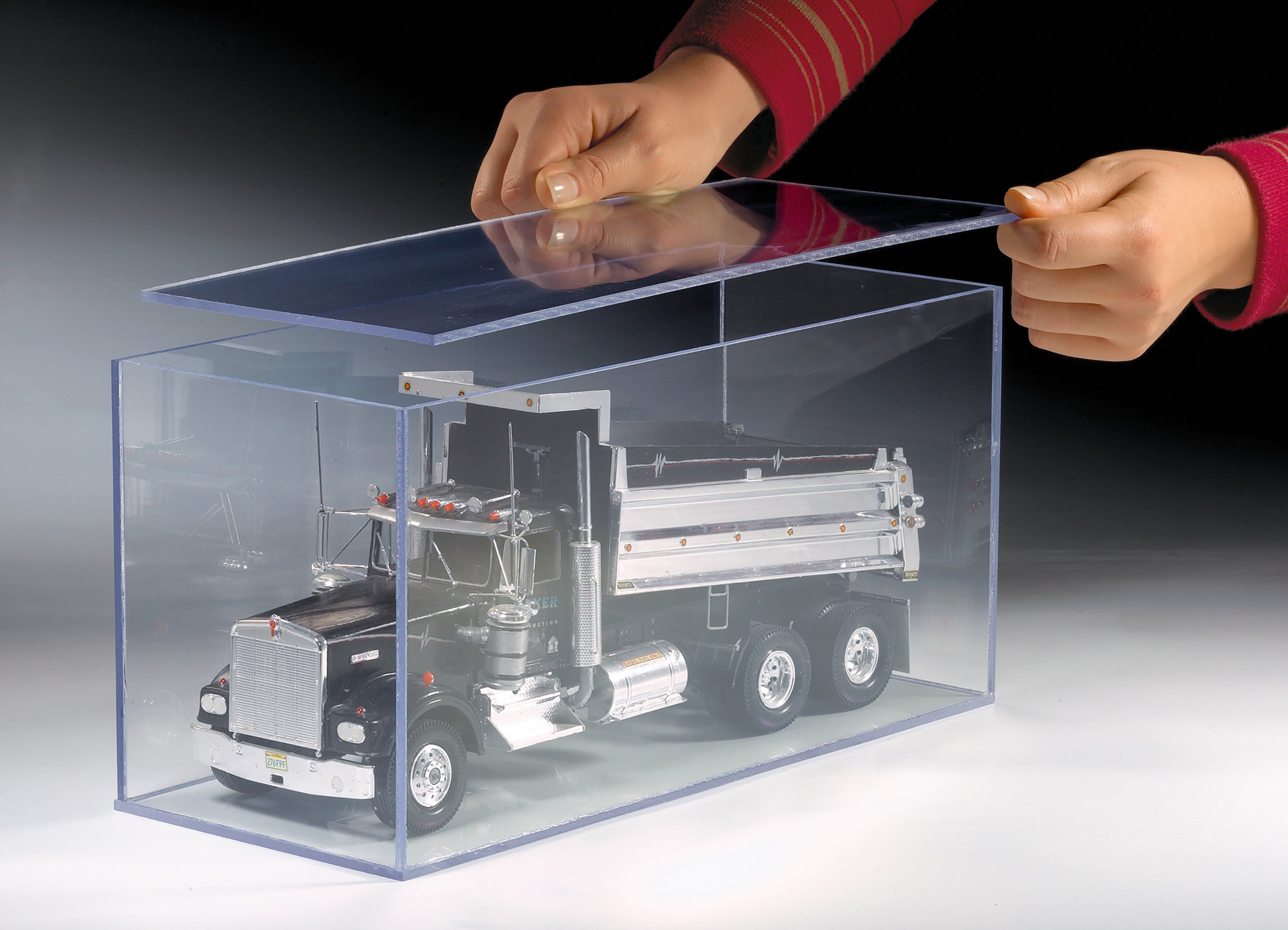 Hobbyglas glatt klar aus Polystyrol