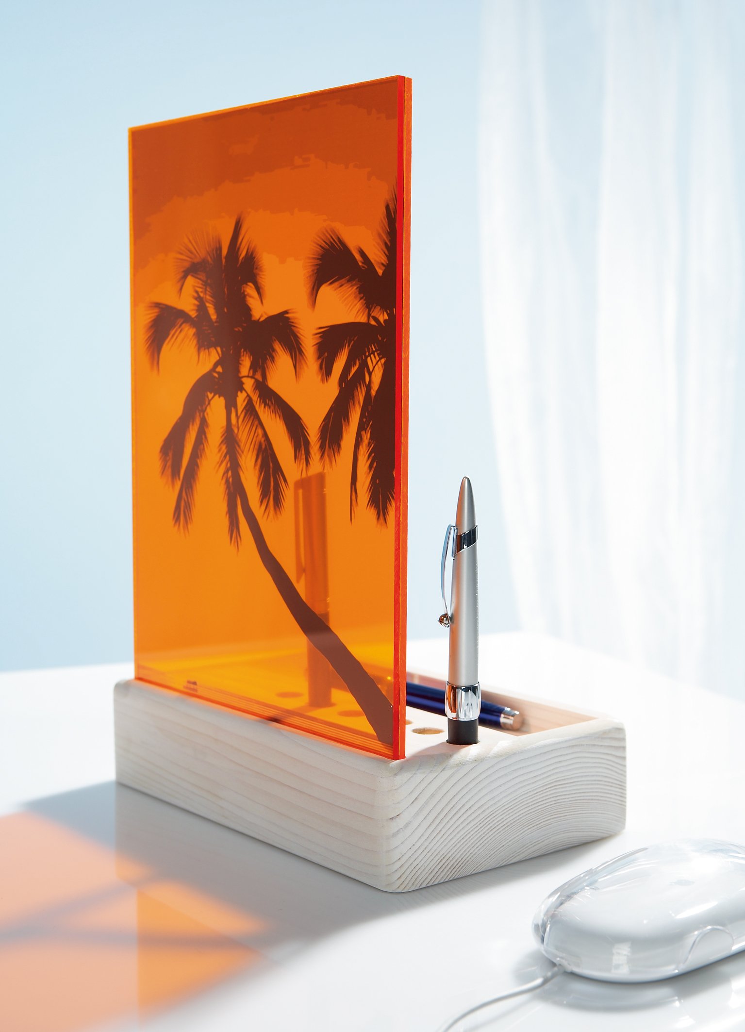 Acrylglas eben glatt blau 3 mm