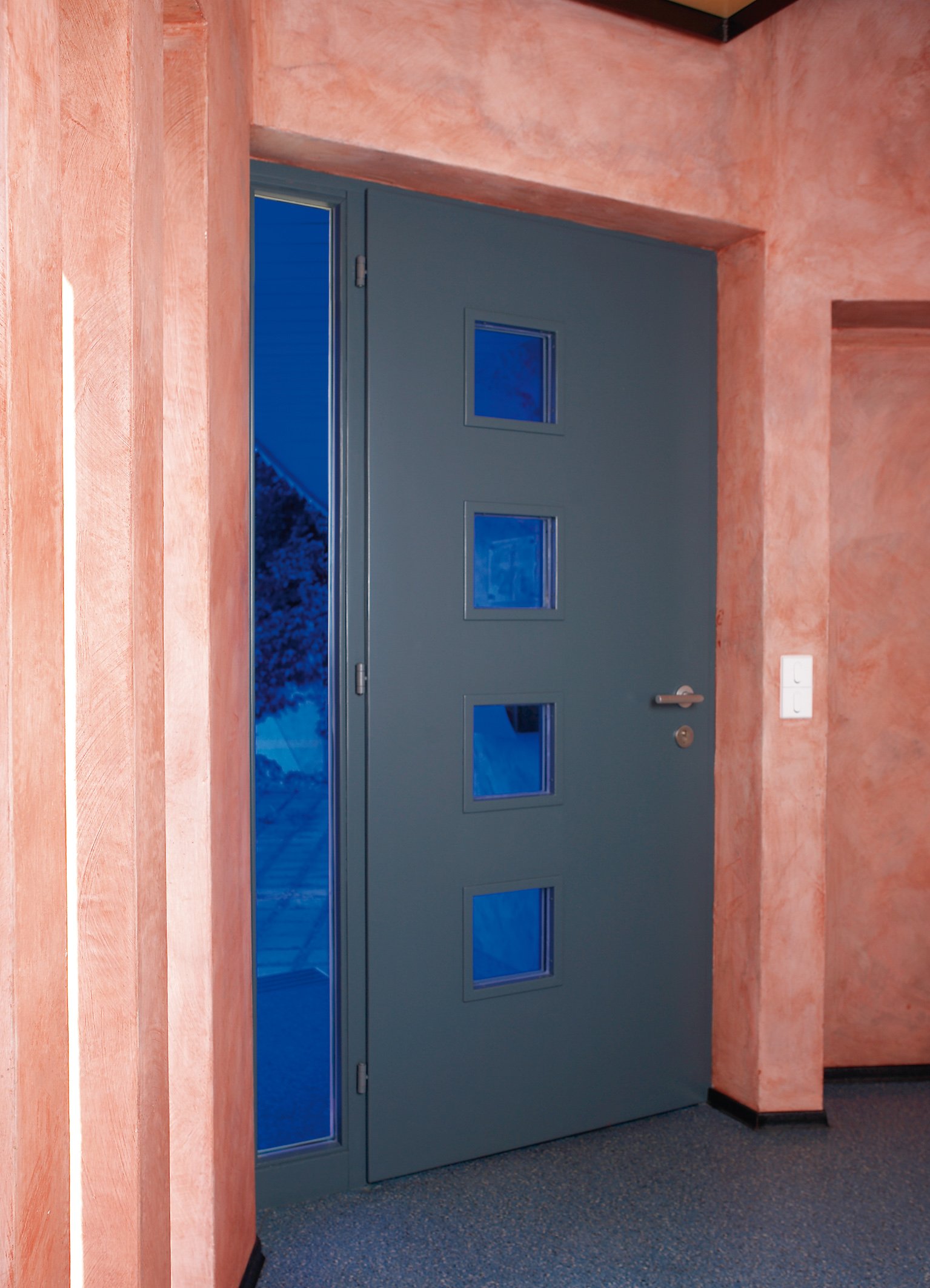 Acrylglas eben glatt blau 3 mm