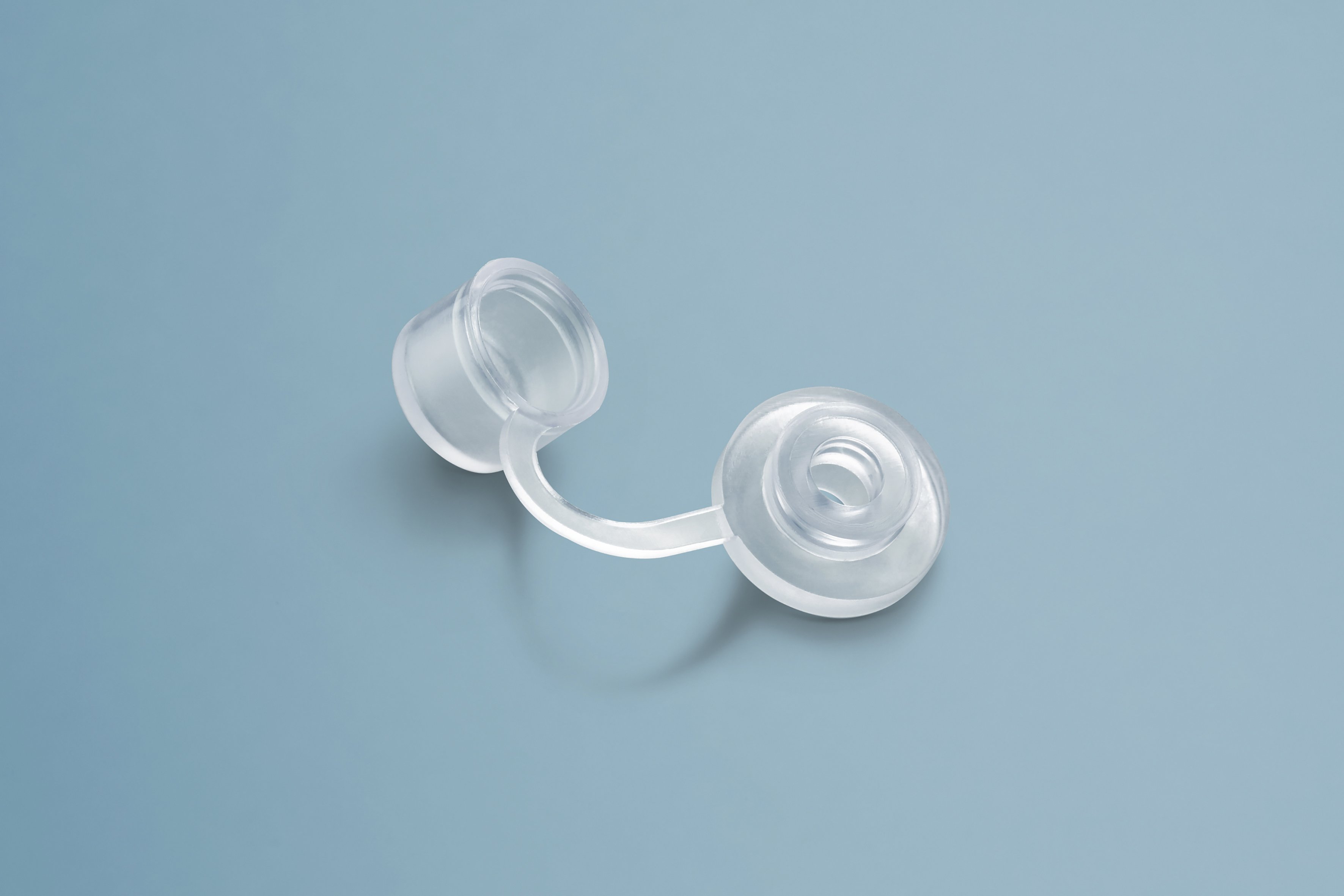 Dichtscheiben mit Kappe und Schraubenschaft