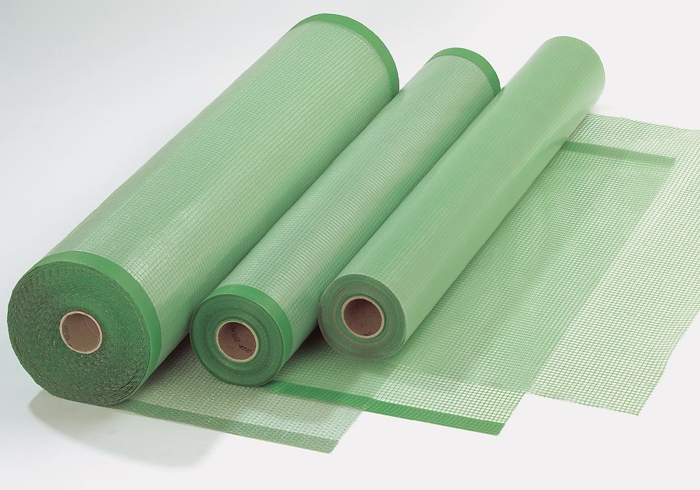 Gitterfolie mit Luftpolster und Nagelrand