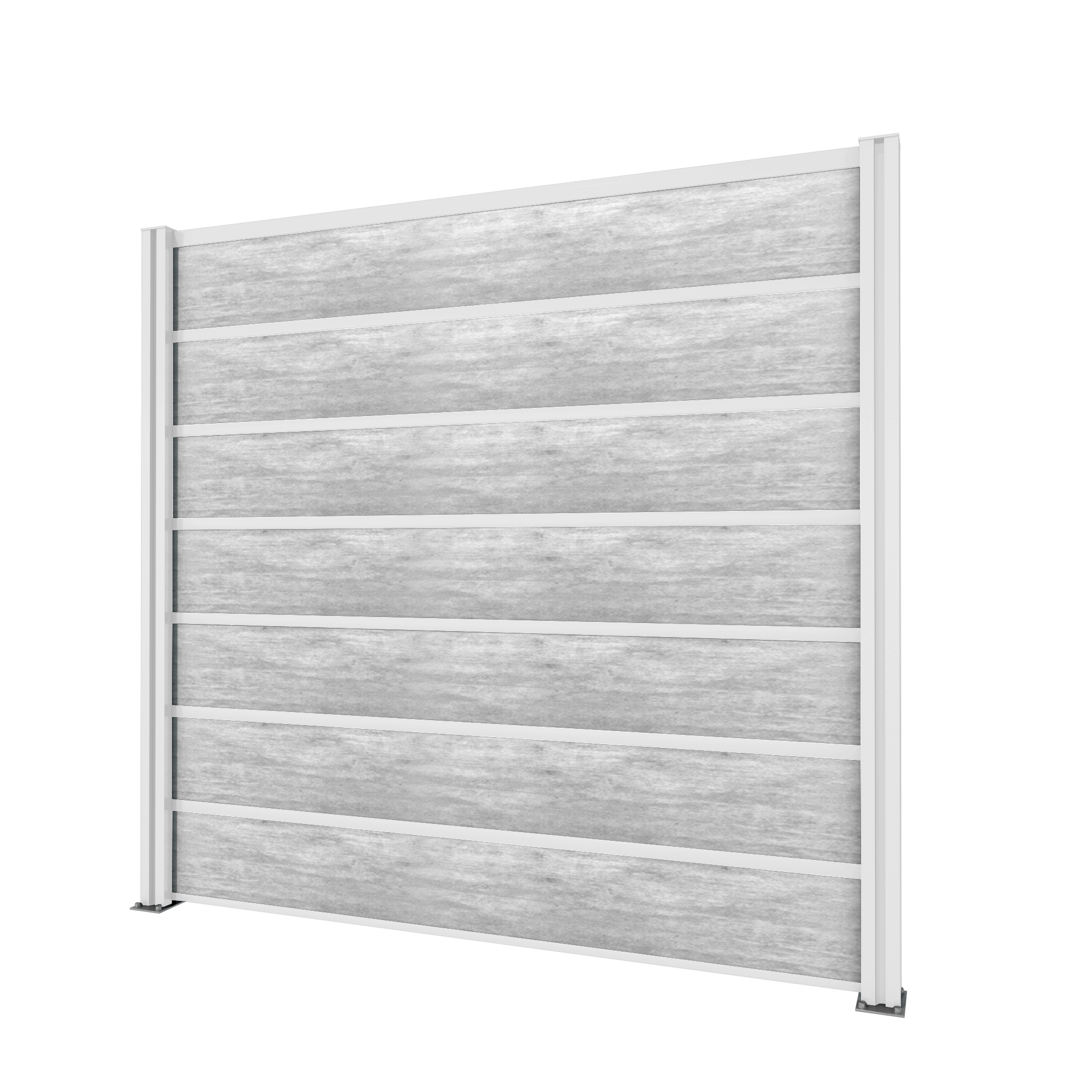 Sichtschutz Grundelement | 2 Pfosten + Füllung