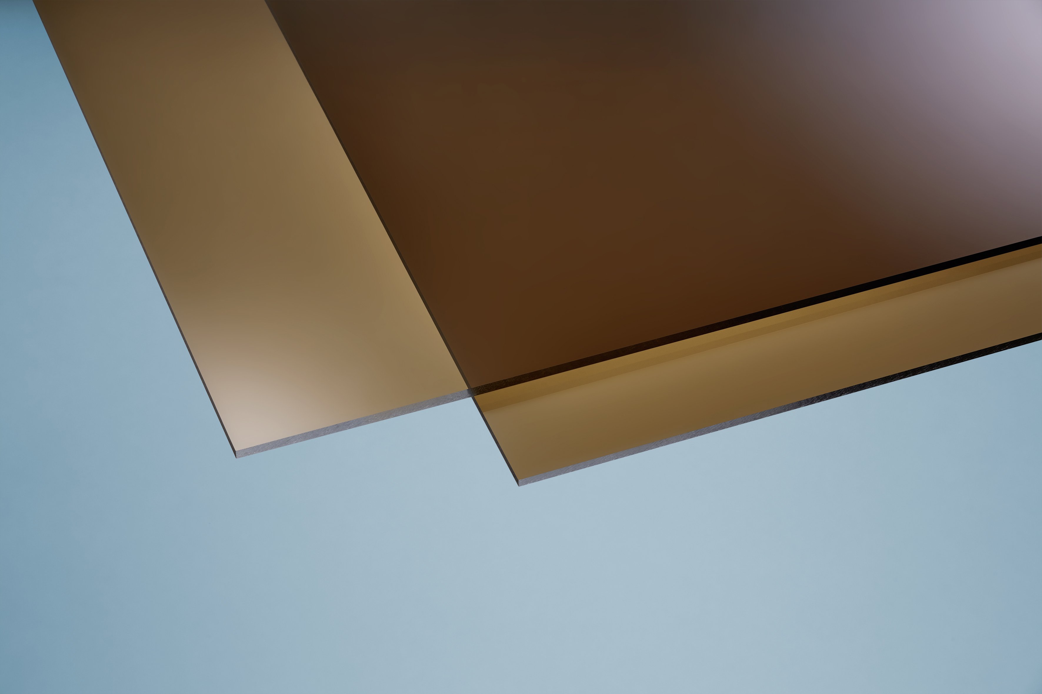 Acrylglas eben glatt bronce - Zuschnittsplatte