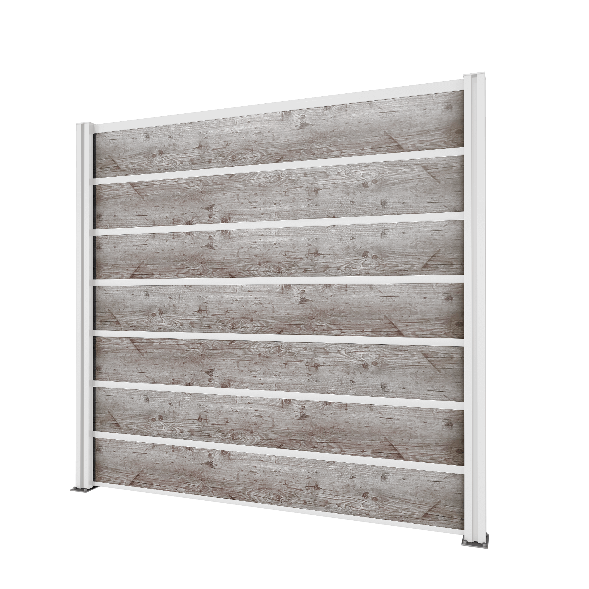 Sichtschutz Grundelement | 2 Pfosten + Füllung