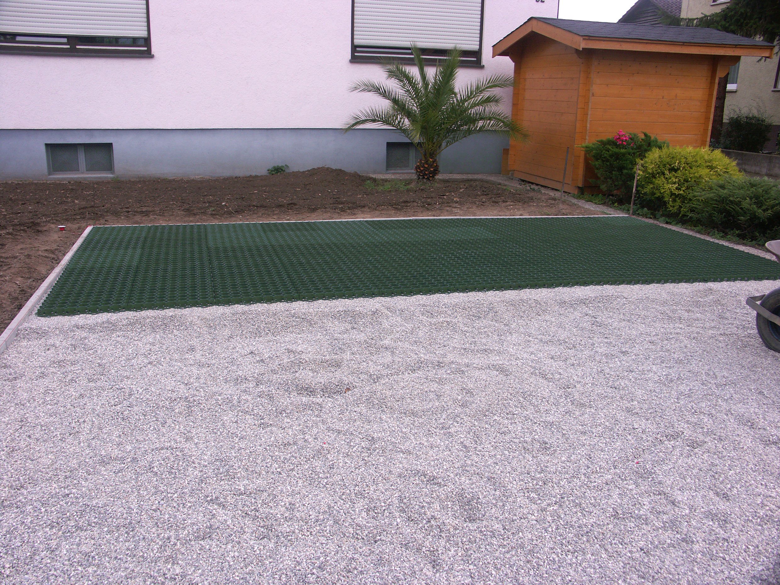 Rasengitter schwarz 50 x 50 cm