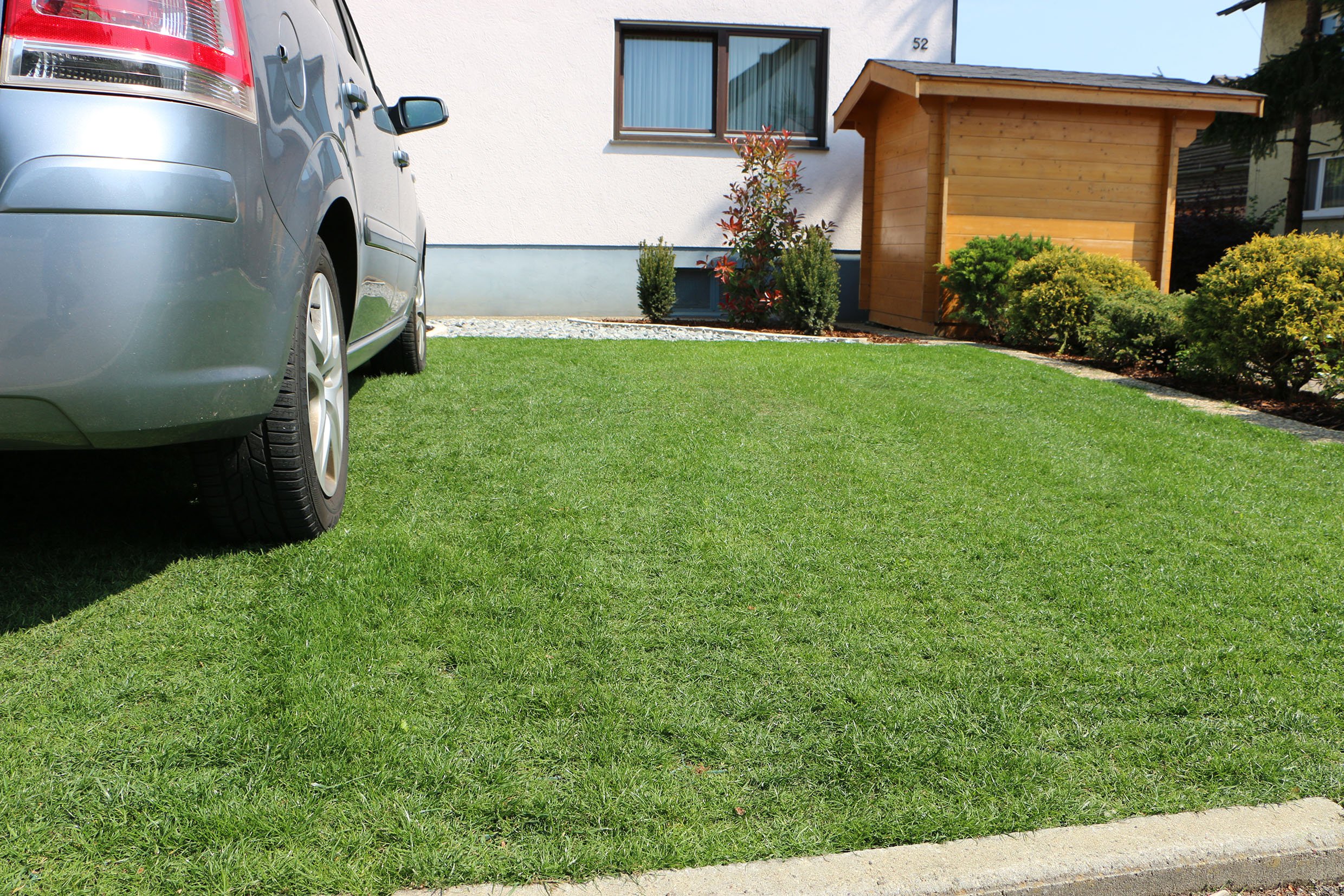 Rasengitter schwarz 50 x 50 cm