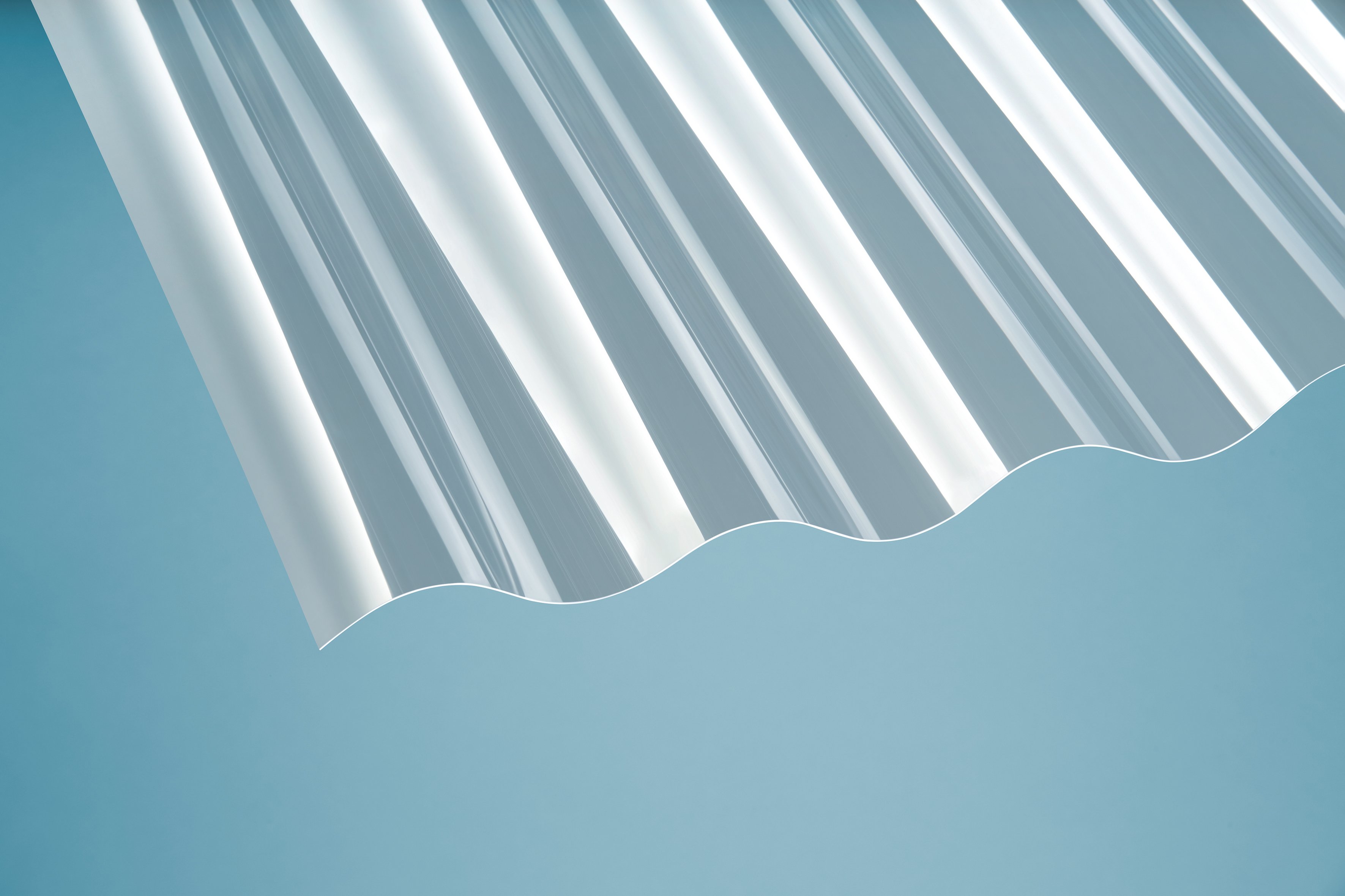 PVC Wellplatten P8 Sinus 130/30 - 1,2 mm