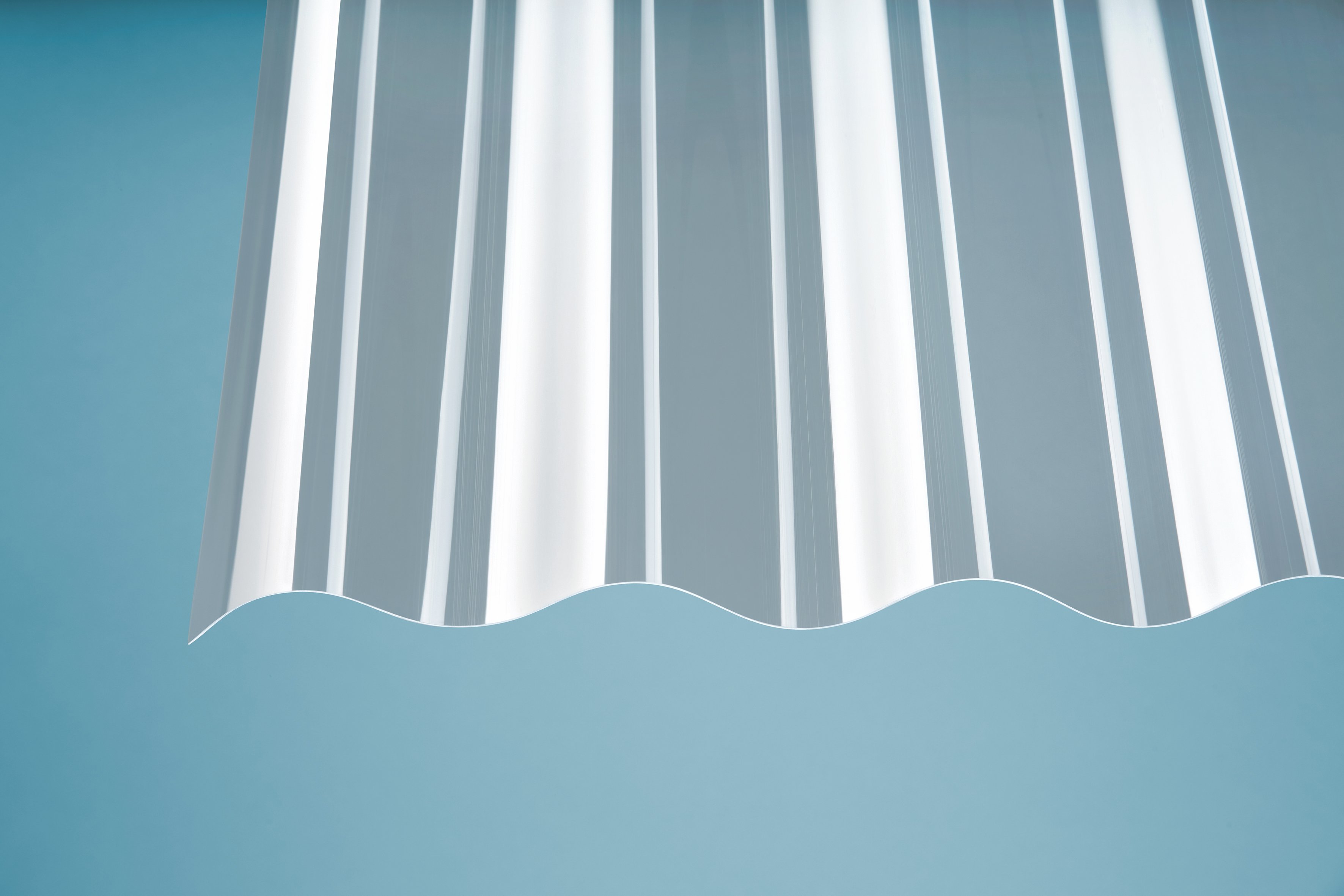 PVC Wellplatten P8 Sinus 130/30 - 1,2 mm