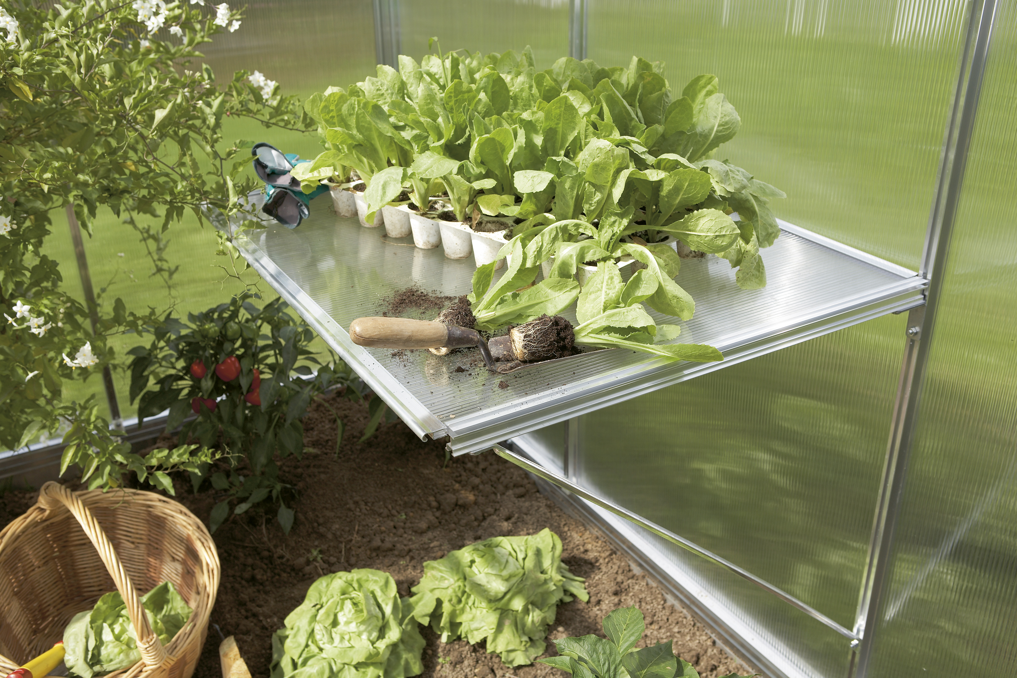 Gutta Arbeitstisch für Gewächshaus F2 - F6