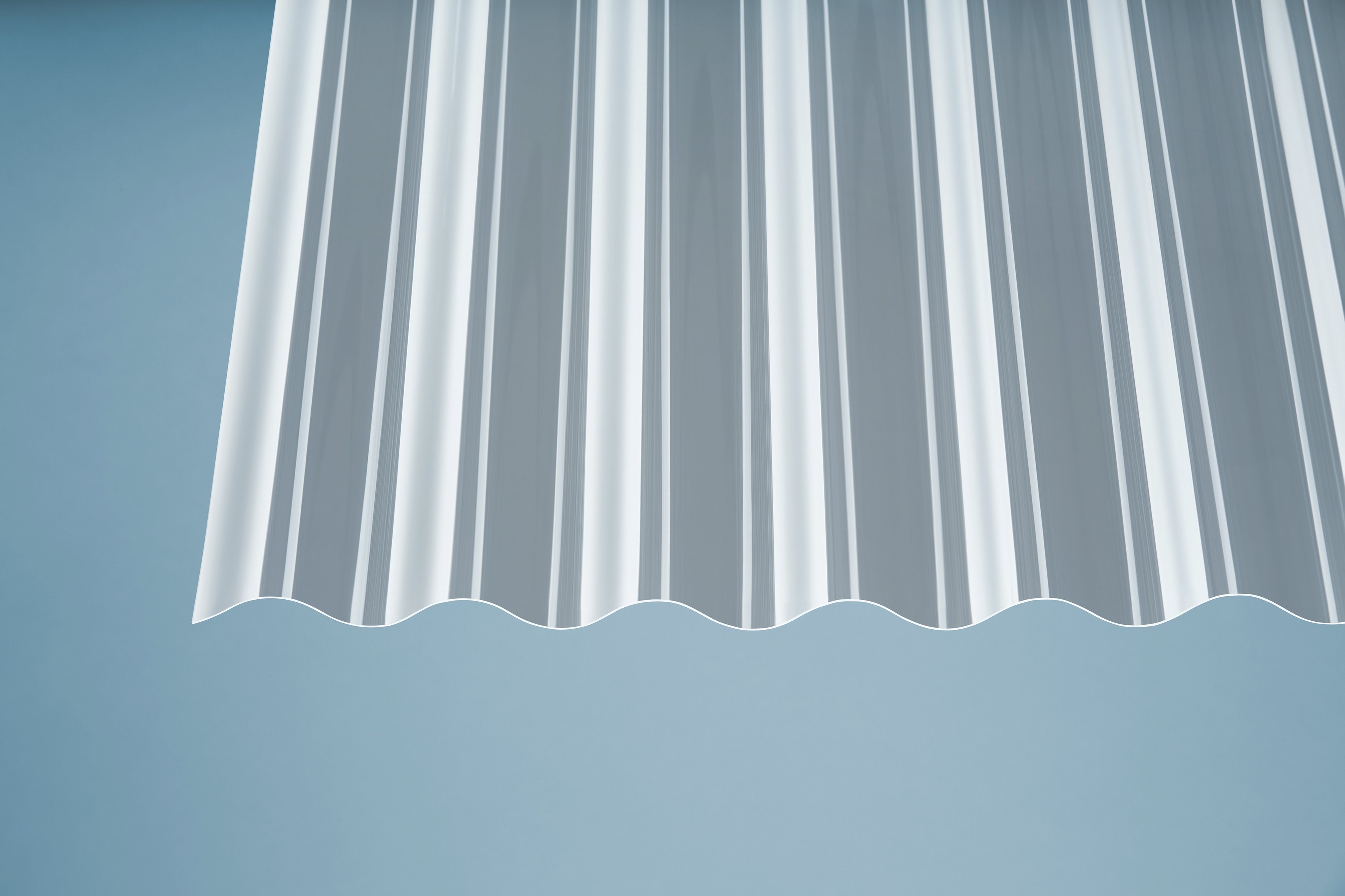 PET Wellplatten Sinus 76/18 klar - 0,8 mm