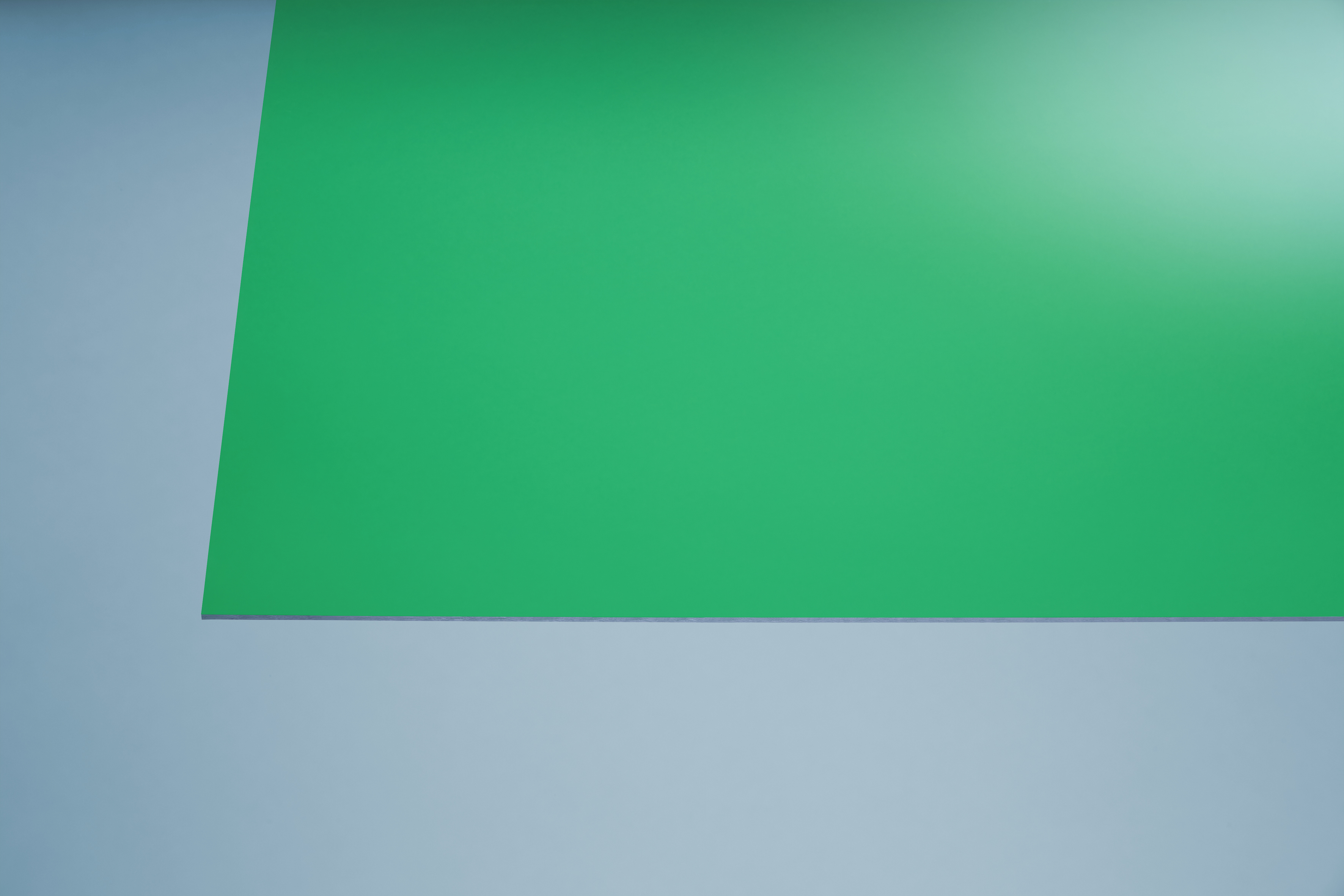 Acrylglas eben glatt grün 3 mm - Zuschnittsplatte
